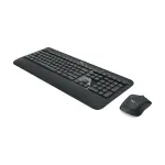 TECLADO INALAMBRICO ADVANCED LOGITECH CON MOUSE INALAMBRICO NEGRO MK540